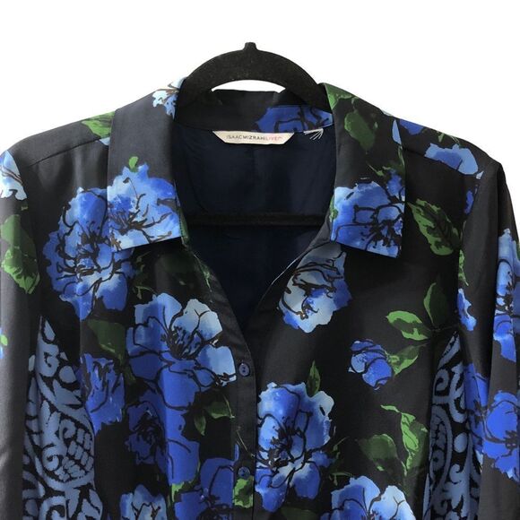 Isaac Mizrahi Live! Floral Button Down Dress Sz 2X - Picture 3 of 9